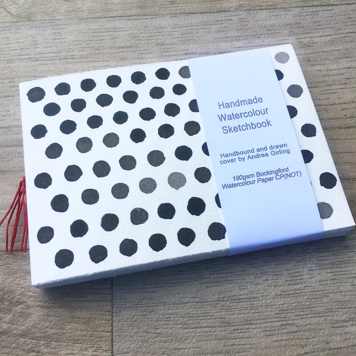 Handmade Pocket Size Watercolour Sketchbook - Various Designs & Colours